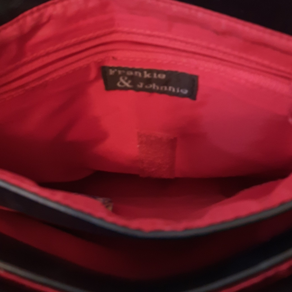 Frankie and Johnnie canvas shopping ladies bag purse - Picture 2 of 7
